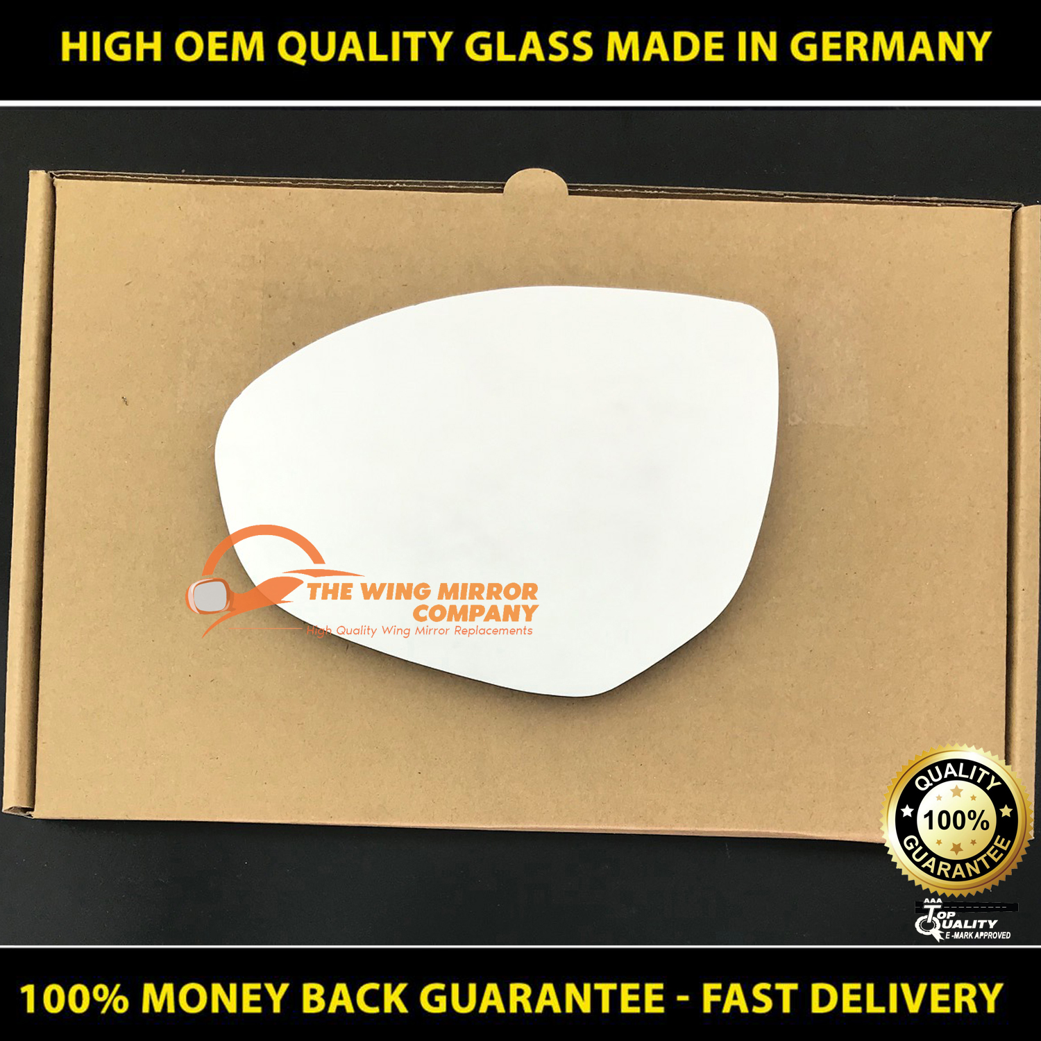 VOLKSWAGEN Eos Wing Mirror Heated Base Fits Reg 2006 to 2008 Right Hand Side