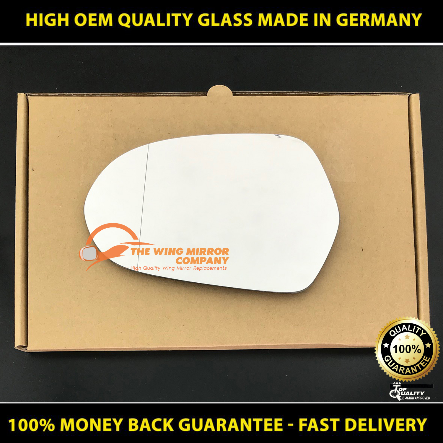 Audi RS6 Wing Mirror Heated Base Left Hand Side Fits Reg 2002 to 2004