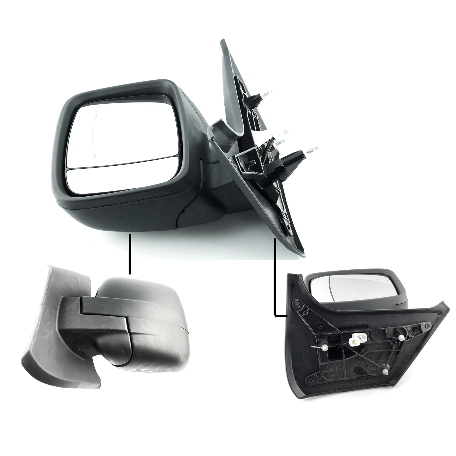Vauxhall Vivaro Left Wing Mirror Unit | Manual | 2001 To 2014 - View #2