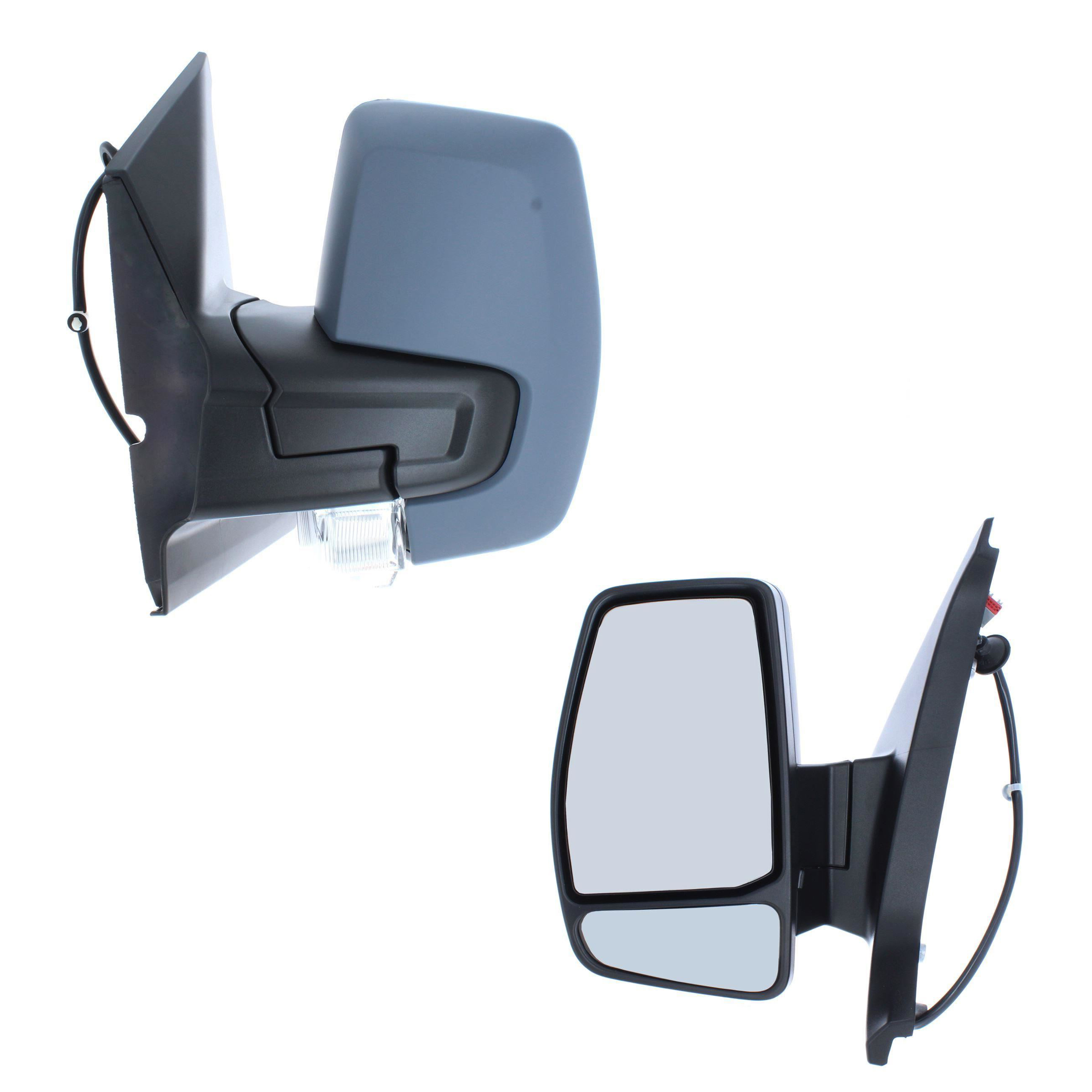 TWMC Right Side Wing Mirror Unit – Ford Transit 2014-2021 – Short Arm – Electrical Indicator – Front Placement