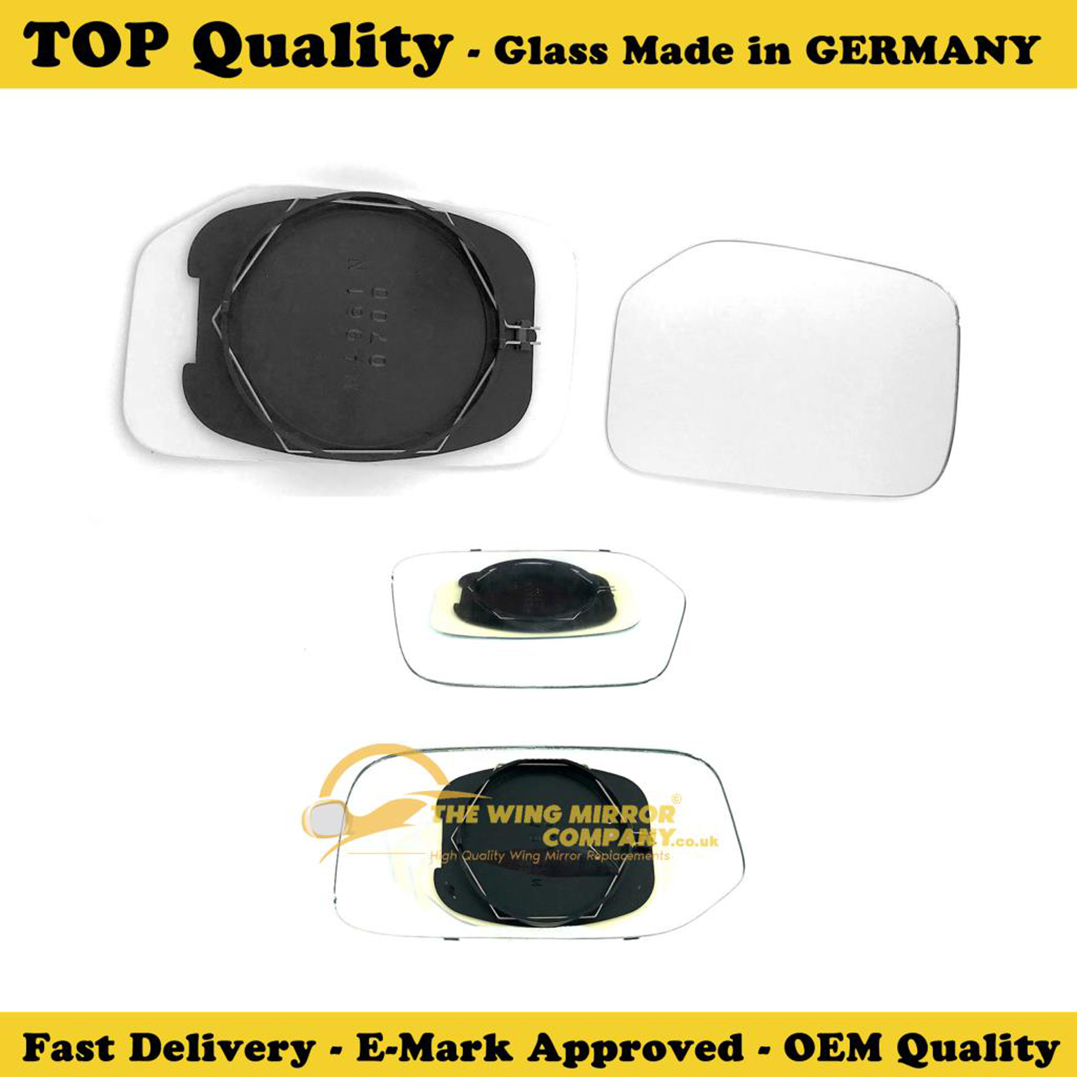 DRIVER Mirror Glass /& Base Plate PEUGEOT 106 91/>