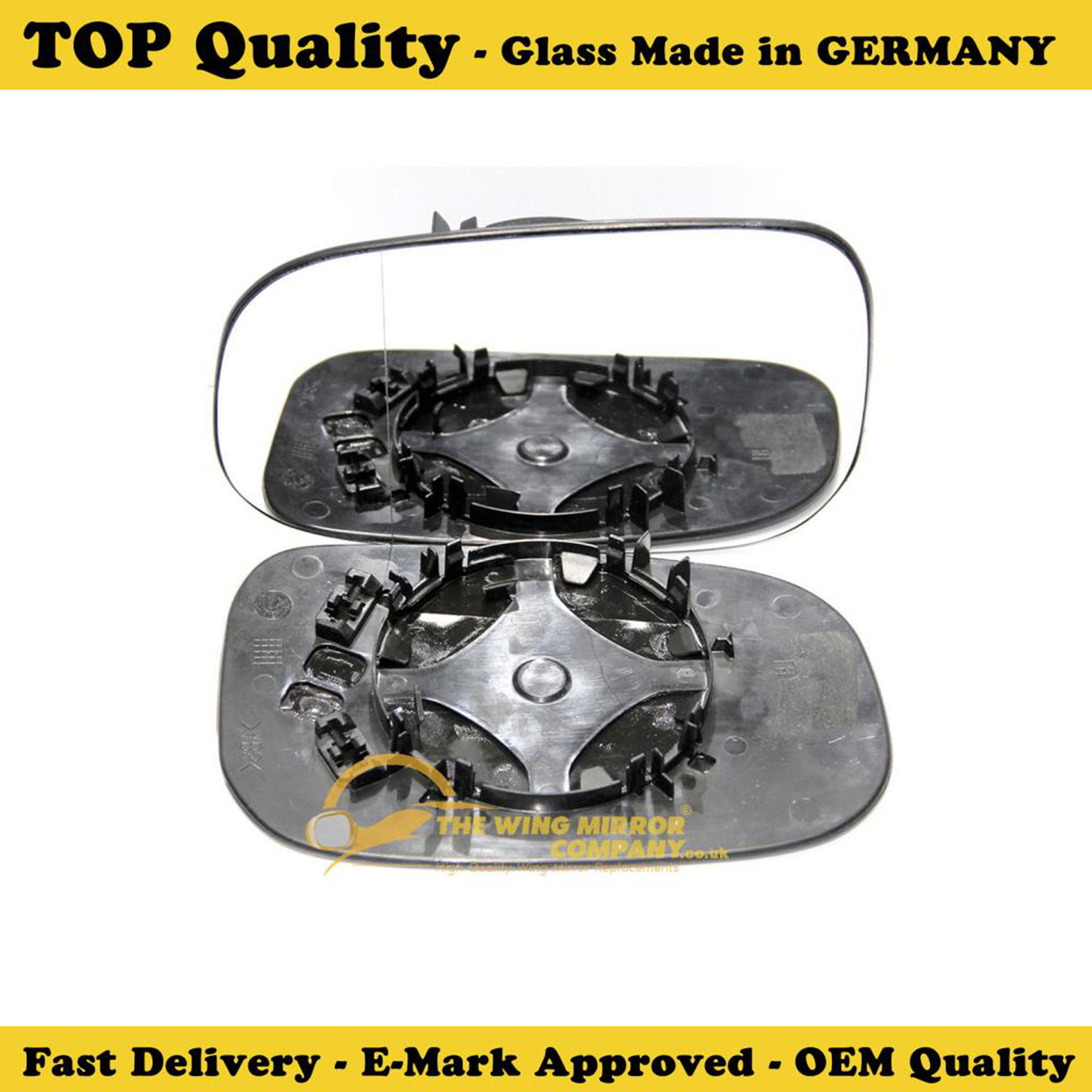 Wing Mirror Glass With Base Plate Door